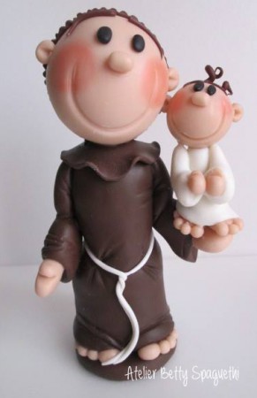 Santo António personalizado 12cm